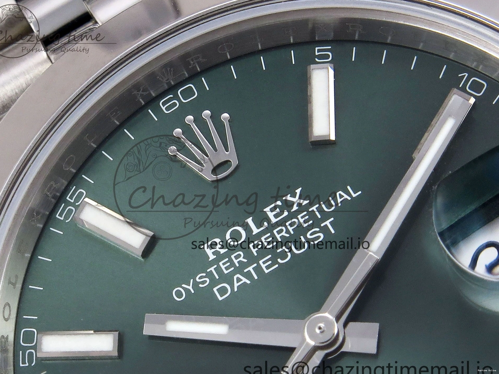 0501 DateJust 41 126330 904L SS VSF 1:1 Best Edition Green Dial on Jubilee Bracelet VS FreshLook 1282